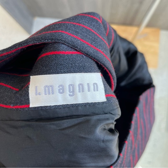 Vintage Givenchy Nouvelle Boutique I. Magnin Striped Double-Breasted Jacket - Picture 5 of 6